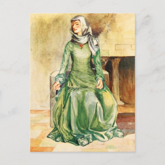 Carte Postale Costume de femme de l'époque de William II (Devant)