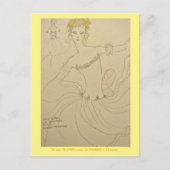 Carte Postale Costume de principe Sylphide en ballet (Devant)