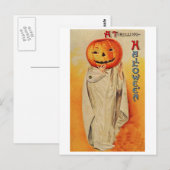 Carte Postale Costume de Thrilling Halloween (Devant / Derrière)