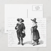 Carte Postale Costume des pèlerins (Devant / Derrière)