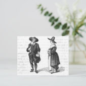 Carte Postale Costume des pèlerins (Debout devant)