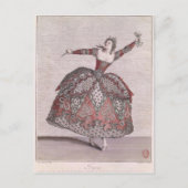 Carte Postale Costume design a Fury in 'Hippolyte et Aricie' (Devant)