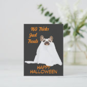 Carte Postale Costume d'halloween chiot éffrayant (Debout devant)