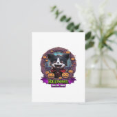 Carte Postale Costume d'Halloween pour chiot (Debout devant)
