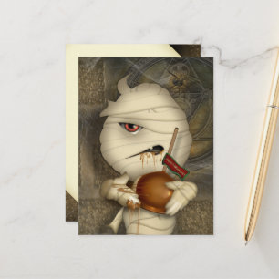 Carte Postale Costume d'Halloween pour maman drôle