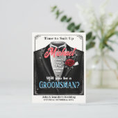 Carte Postale Costume d'invitation Groomsman Tuxedo (Debout devant)