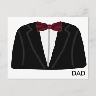 Carte Postale Costume Et Dickie Bow