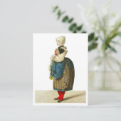 Carte Postale Costume italien traditionnel de Stérzing (Debout devant)