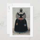 Carte Postale Costume mascarade dans le style d'Henri III (colo (Devant / Derrière)