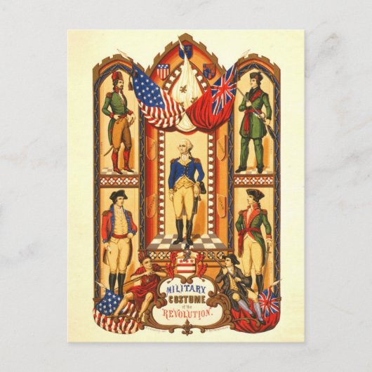 Carte Postale Costume Militaire de la Révolution (Devant)