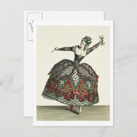 Carte Postale Costume pour une Furie dans 'Iphigenia in Tauris'  (Devant / Derrière)