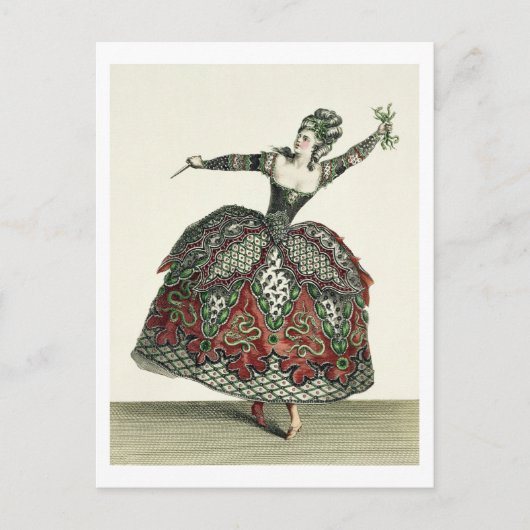 Carte Postale Costume pour une Furie dans 'Iphigenia in Tauris' (Devant)