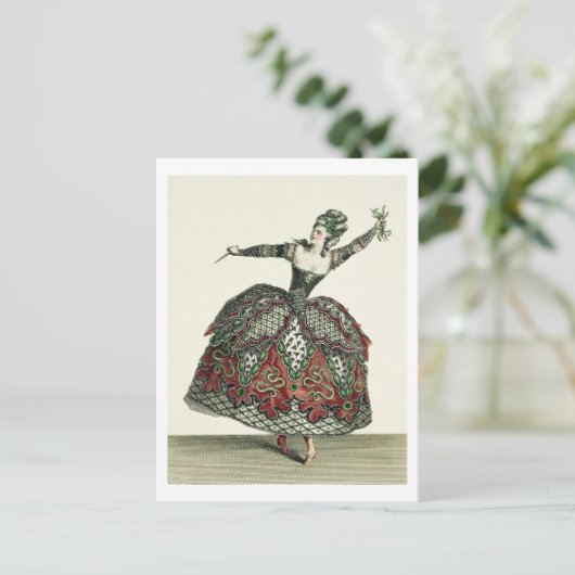 Carte Postale Costume pour une Furie dans 'Iphigenia in Tauris'  (Debout devant)