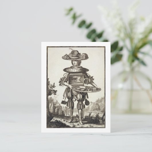 Carte Postale Costume pour une pâtisserie Cook, pub. par Gerard (Debout devant)