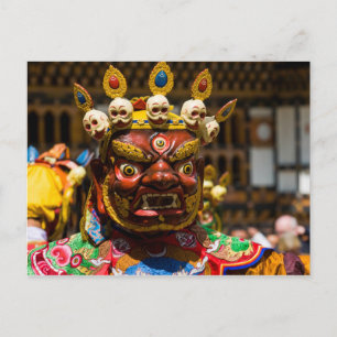 Carte Postale Costumed Festival Dancer
