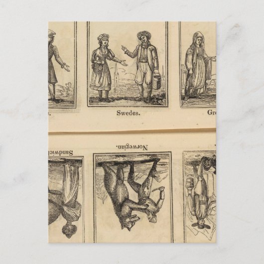 Carte Postale Costumes (Devant)
