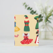 Carte Postale costumes d'halloween (Debout devant)