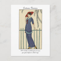 Costumes d'illustration de mode Barbier Parisiens