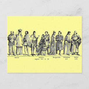 Carte postale Costumes historiques