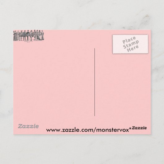 Carte postale Costumes historiques (Dos)