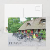 Carte postale cosy Danemark ! (Devant / Derrière)