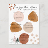 Carte postale Cosy Winter Diffuser Blu (Devant)