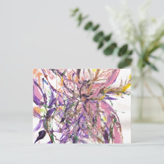 Carte Postale Côte Abstraite (Debout devant)