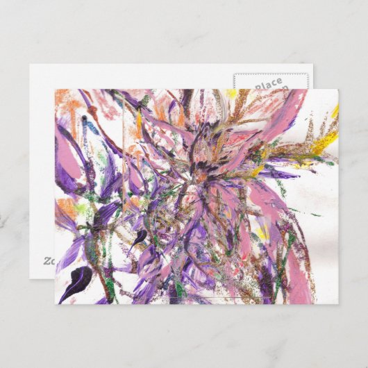 Carte Postale Côte Abstraite (Devant / Derrière)