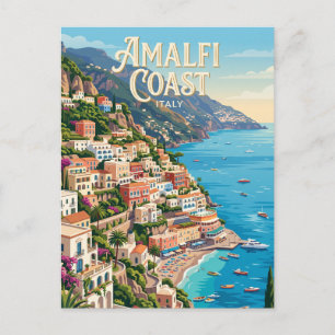 Carte Postale Côte amalfitaine, Positano Italie