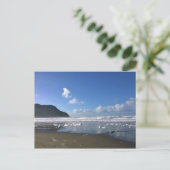 Carte Postale Côte balnéaire en hiver, Côte de l'Oregon (Debout devant)