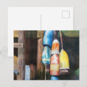 Carte postale Côte Buoy de la Nouvelle-Angleterre (Devant / Derrière)