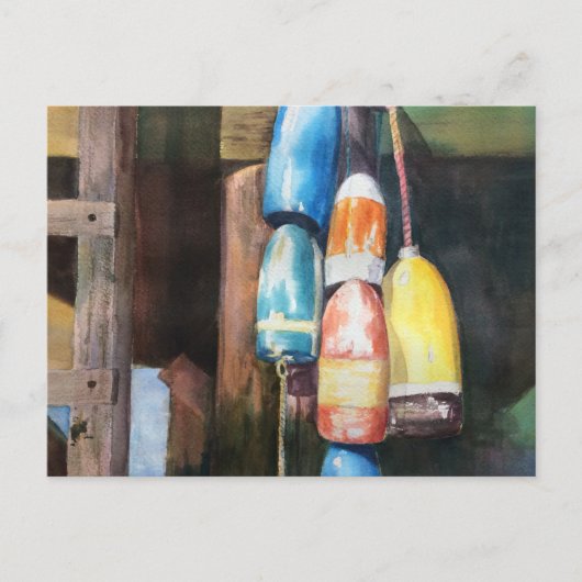 Carte postale Côte Buoy de la Nouvelle-Angleterre (Devant)