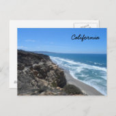 Carte Postale Côte Californienne (Devant / Derrière)