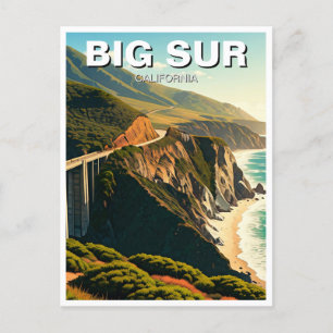 Carte Postale Côte centrale de Big Sur Californie