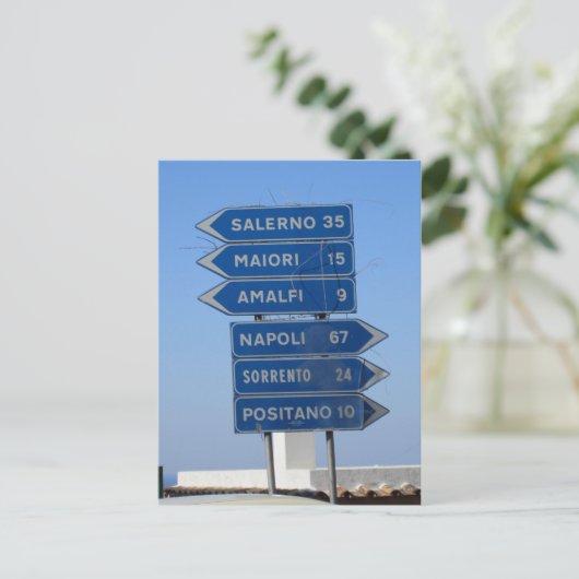 Carte Postale Côte d'Amalfi (Debout devant)