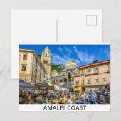 Carte Postale Côte d'Amalfi, Italie (Devant / Derrière)