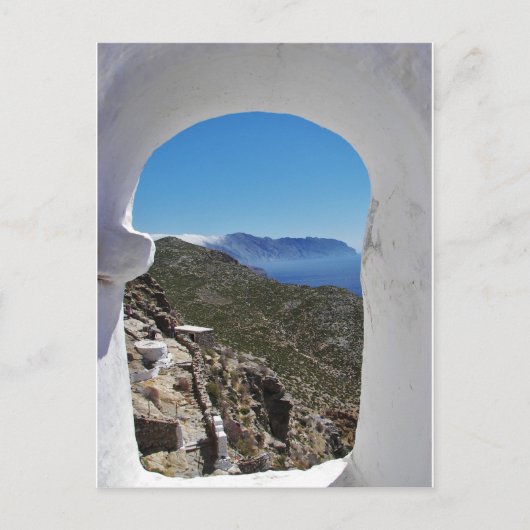 Carte Postale Côte d'Amorgos. (Devant)