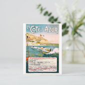Carte Postale Côte d'Azur, Côte d'Azur, Course en bateau, France (Debout devant)