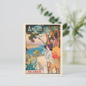 Carte Postale Côte d'Azur vintage (Debout devant)