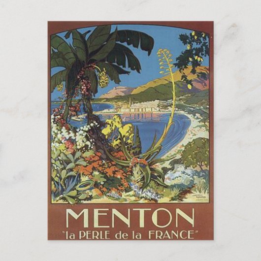 Carte Postale Côte d'Azur vintage, France - (Devant)