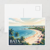 Carte Postale Côte de Bata en Guinée équatoriale (Devant / Derrière)