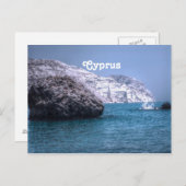 Carte Postale Côte de Chypre (Devant / Derrière)