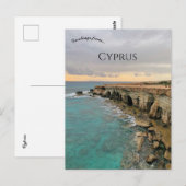 Carte Postale Côte de Chypre (Devant / Derrière)