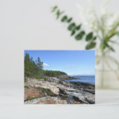 Carte Postale Côte de l'île Bar dans le parc national Acadia (Debout devant)