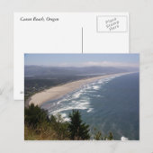 Carte Postale Côte de l'Oregon (Devant / Derrière)