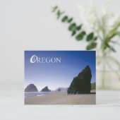 Carte Postale Côte de l'Oregon avec formations rocheuses (Debout devant)