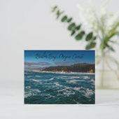 Carte Postale Côte de l'Oregon de la baie de chaudières (Debout devant)