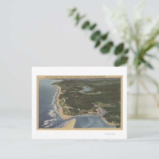 Carte Postale Côte de l'Oregon - Siletz Bay, Taft, Nelscott (Debout devant)