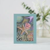 Carte Postale Côte de l'Oregon Tidepool (Debout devant)