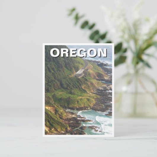 Carte Postale Côte de l'Oregon Travel (Debout devant)